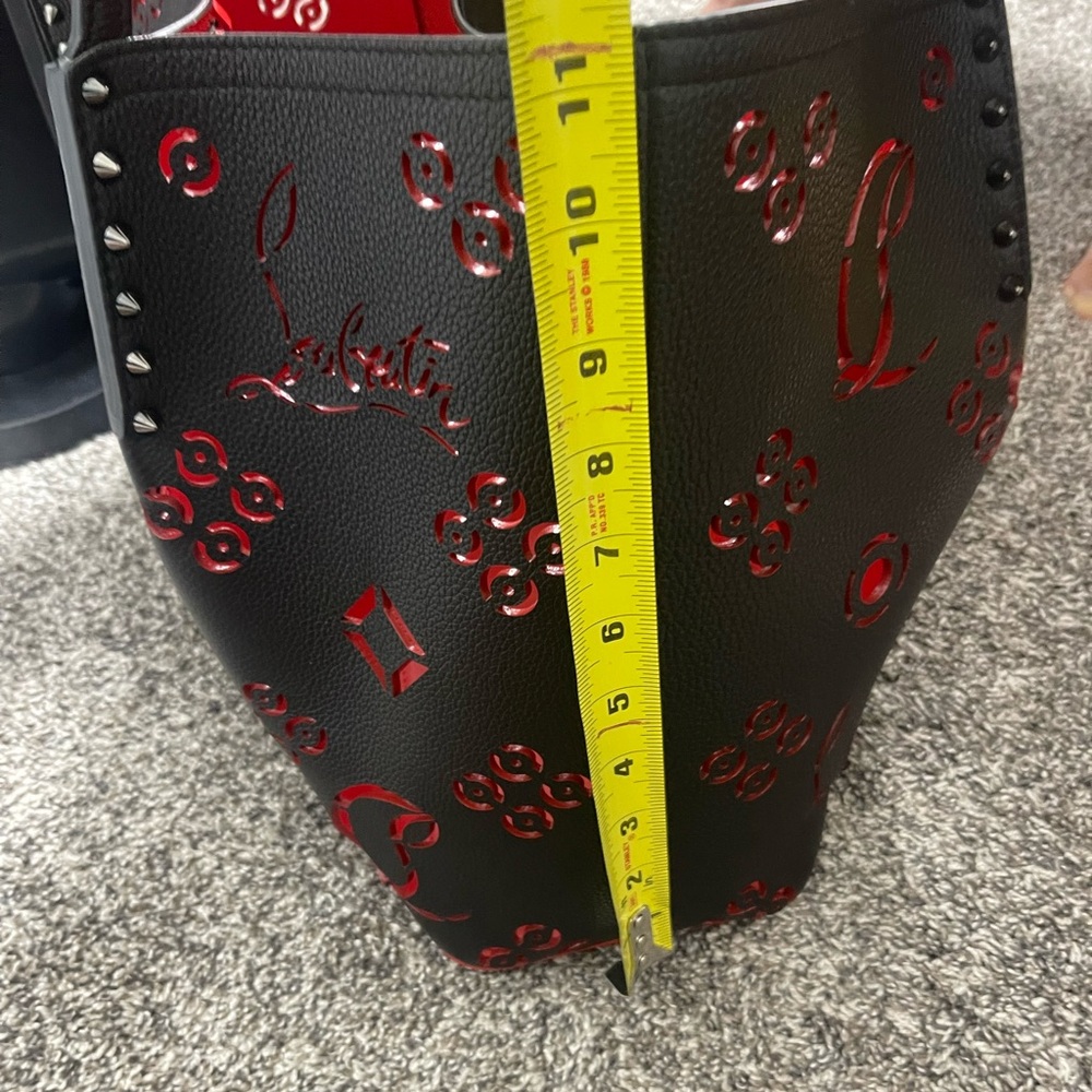 Christian Louboutin Black Tote with Red Accents - Picture 12 of 12
